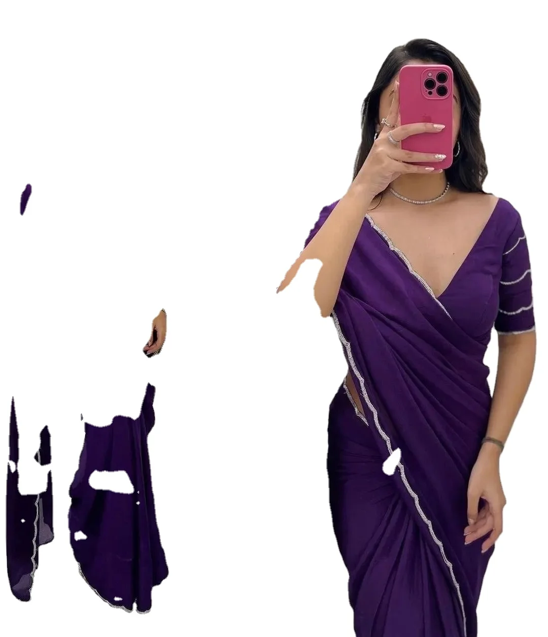 LAUNCHING NEW DESIGNER HEAVY FOX GEORGETTE SAREES WITH FANCY BLOUSE