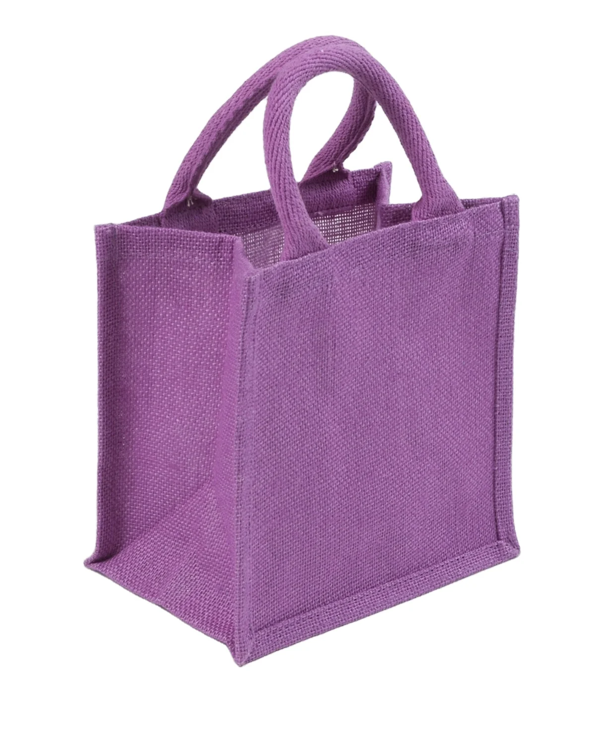promotional jute hand bags with best quality having custom printing and branding recyclable fabric