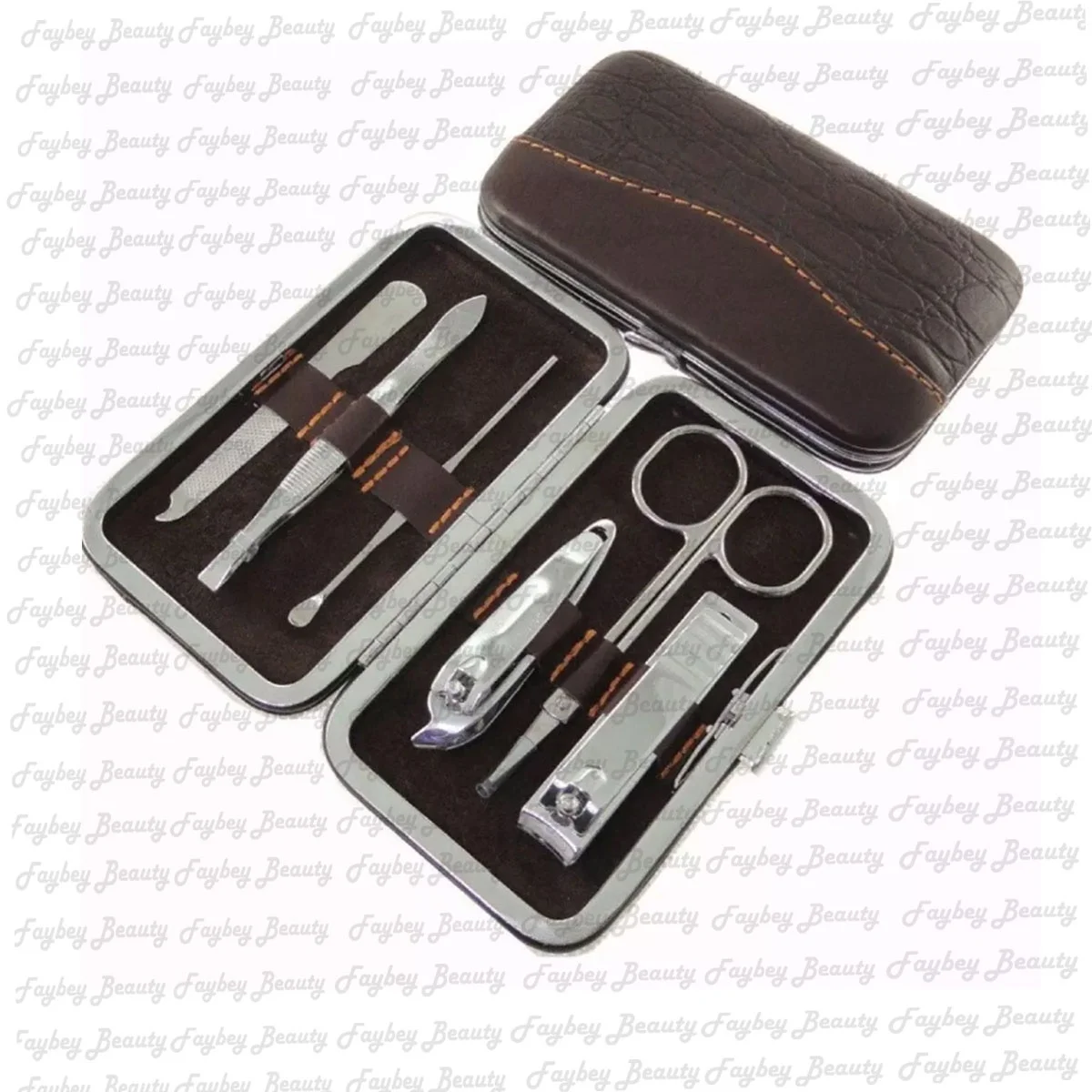 Beauty Nail Pedicure Scissors Care Kit Manicure Set 12 Piece Set Nail Clipper Eagle Tools Full Box Easy to Use