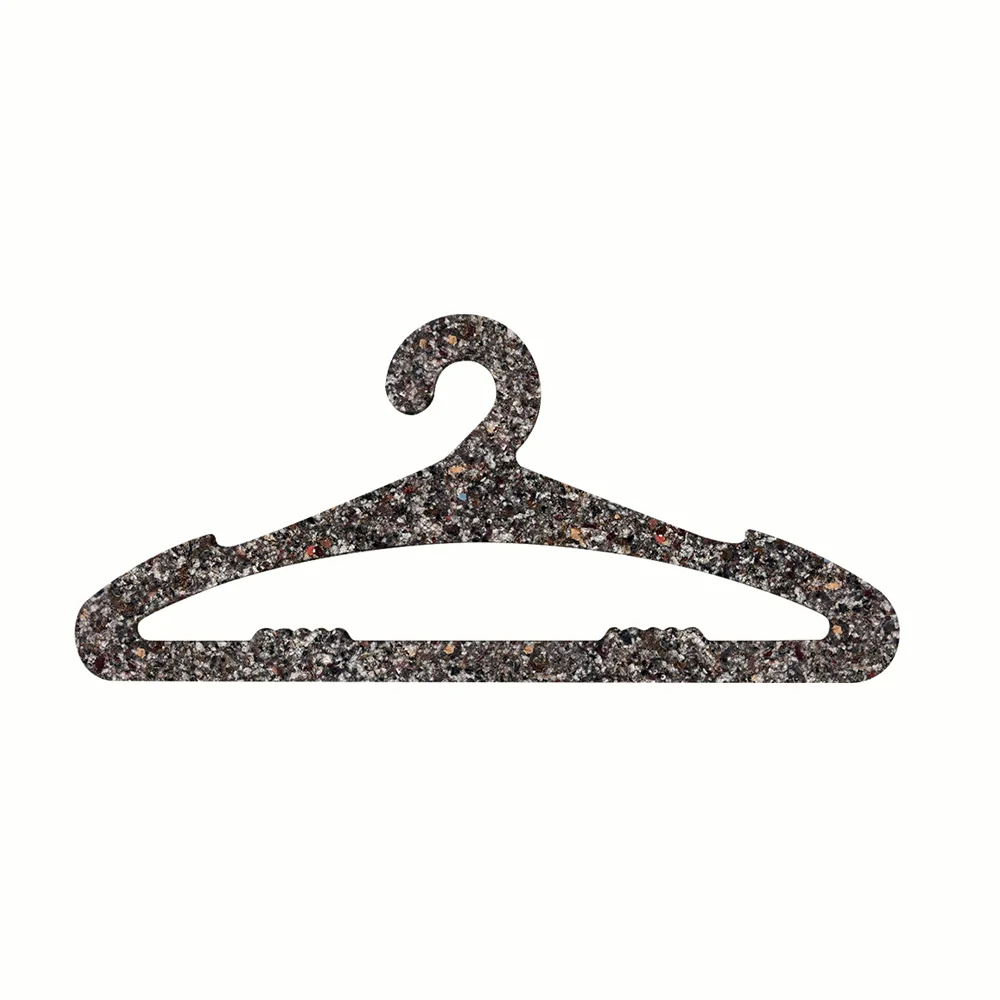 Modern Non Slip Clothes Hanger Recycled Thin Textile Board Clothes Hangers