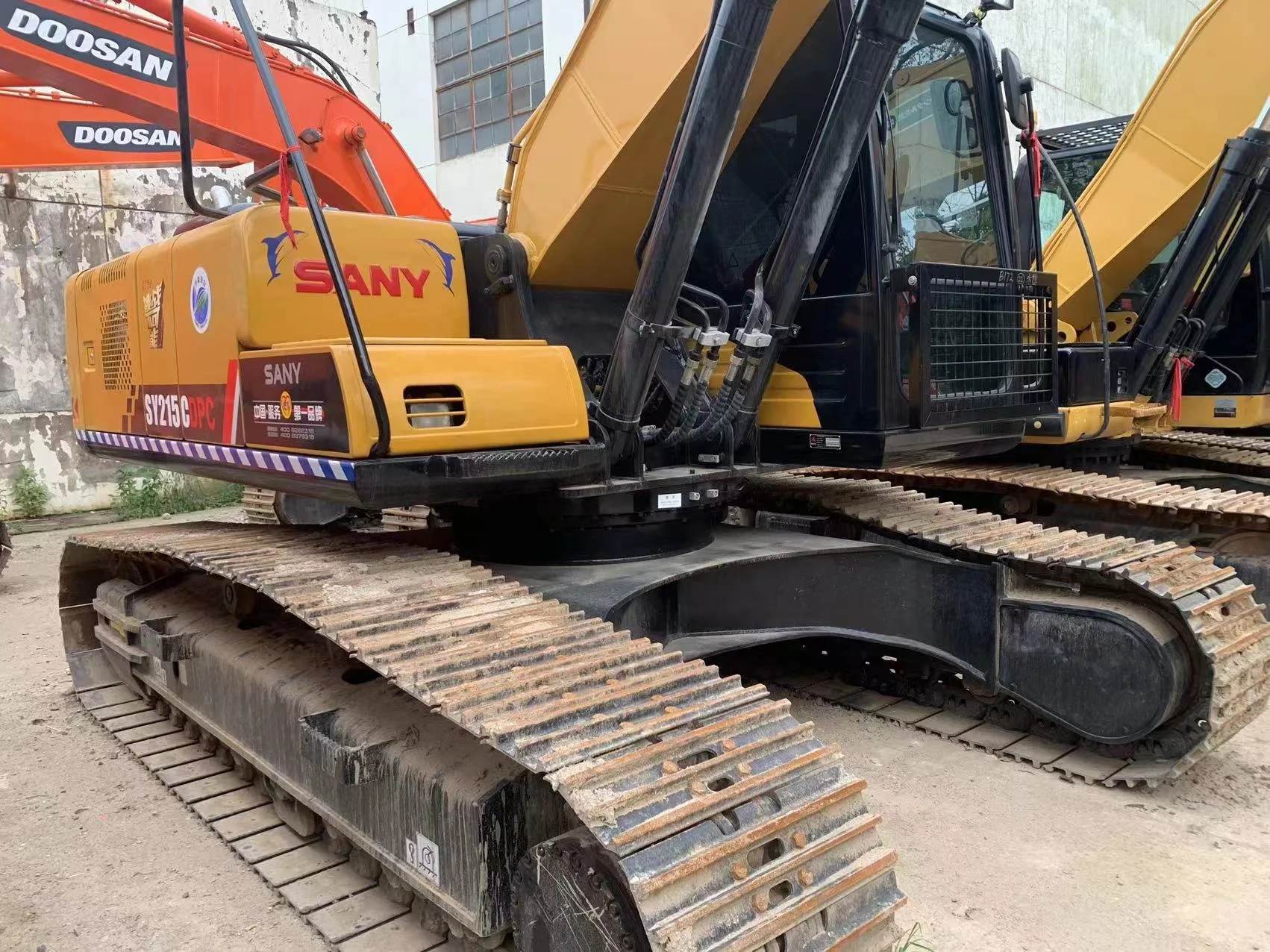 China top brand used 21 ton sany sy215c excavator sy215 excavating machinery 215 model 215c sy215c-9