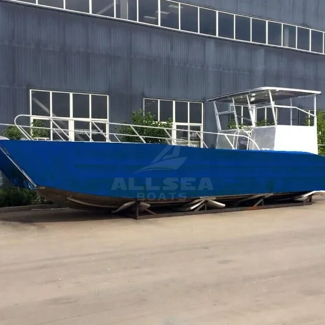 
Aluminium Landing Craft Boat 11m 33ft Cargo Boat Truck Transportation with Capacity 8 tons 