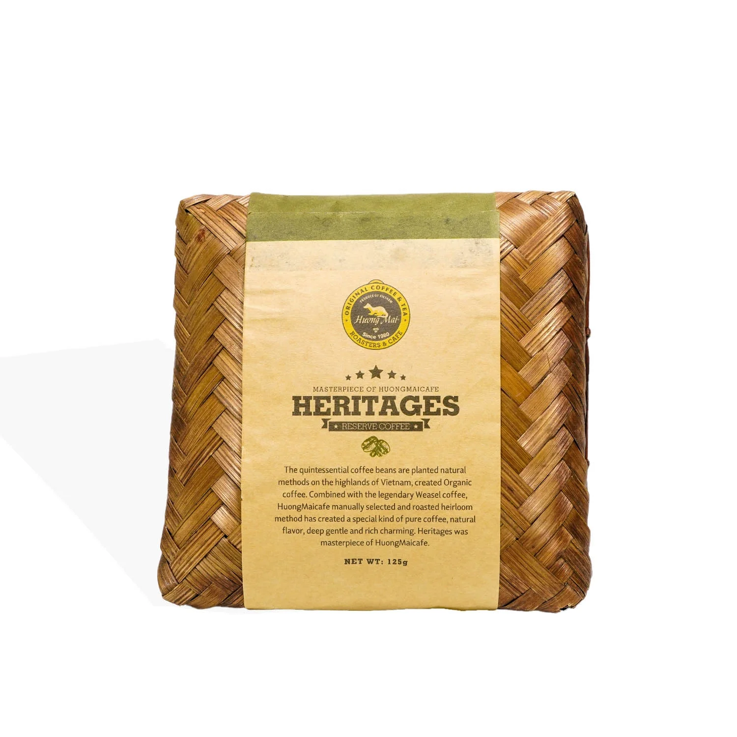 Heritage Coffee Bamboo Box 125g