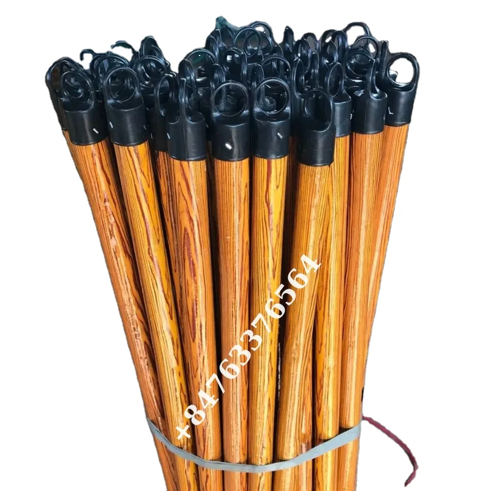 Household Cleaning Tools and Accessories Broom and Dustpan PVD coated grain wood from Vietnam factory cheap 2023