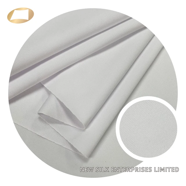 High elastic 89% polyester 11% spandex knit fabric for athleisure wear