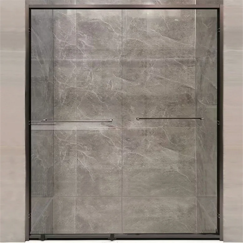 Custom Design Frameless Bathroom Shower Glass Doors Screen Single Set Bathroom Sliding Glass Shenzhen Bathroom Products