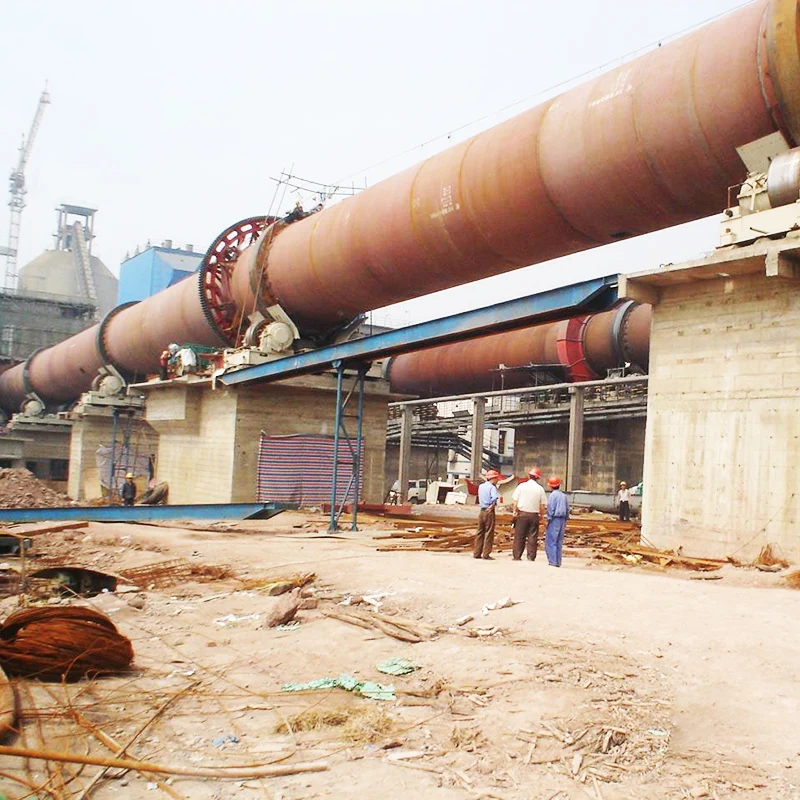 Bauxite Gypsum Calcining Equipment Magnesium Oxide Magnesite Limestone Calcination Rotary Kiln Plant