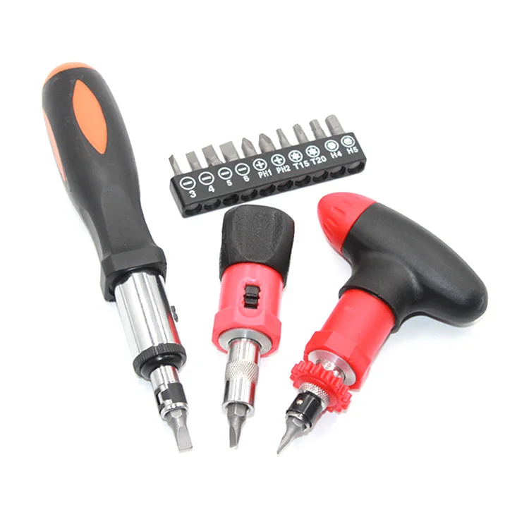 10 шт. CR-V отвертка бит с 1/4 дюймов многофункциональный DIY Инструменты Портативный мини ручной T отвёртки