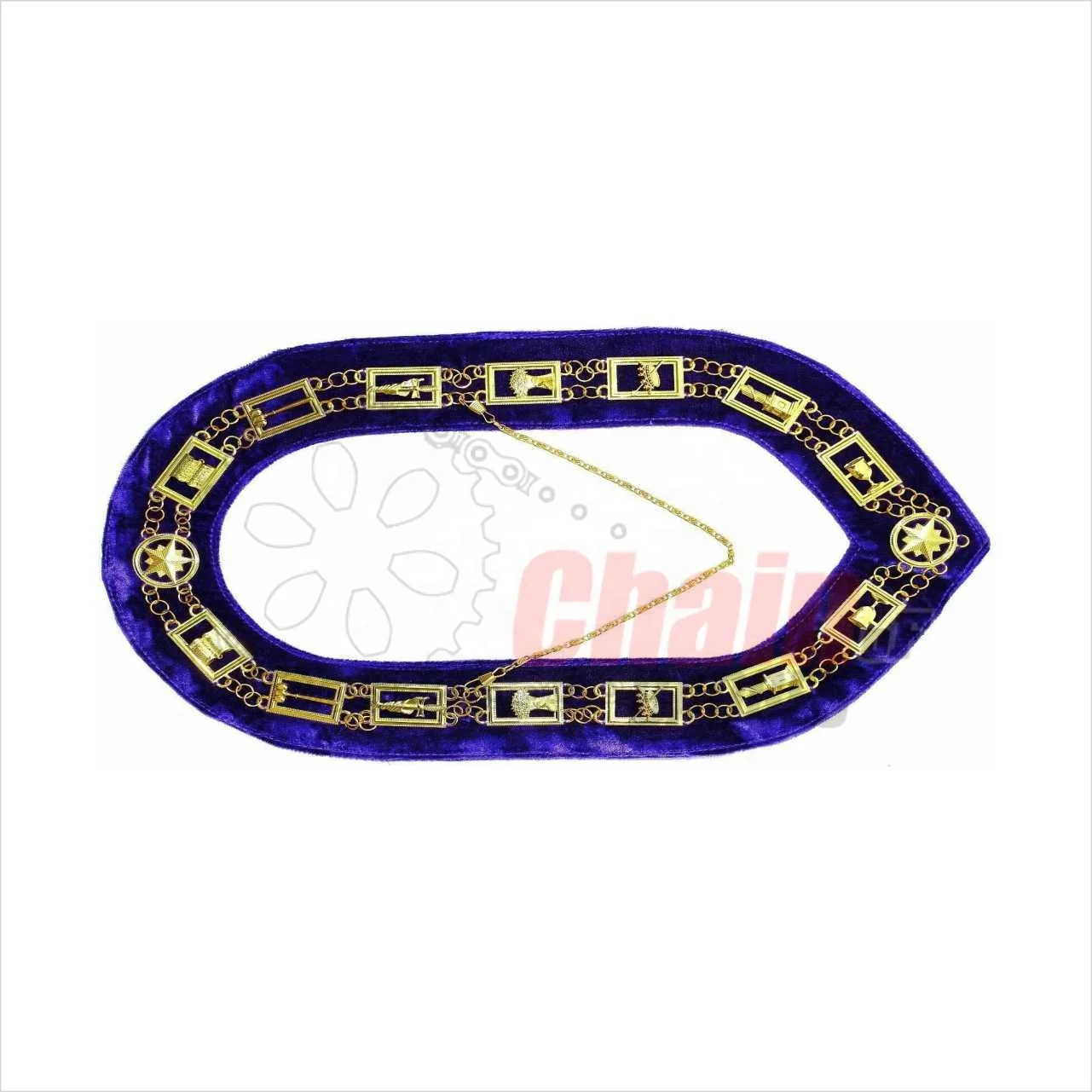 Высококачественный ошейник-цепочка freemason латунный и цинковый сплав Золотой/Серебряный в соответствии с требованиями заказчика