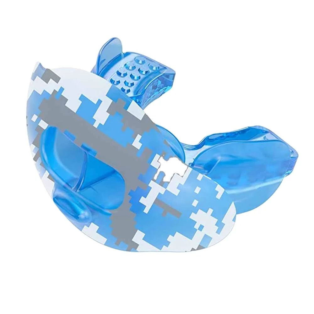 
Mouth Guard Piece Teeth and Lip Protector with strap for Football Rugby Boxing MMA 