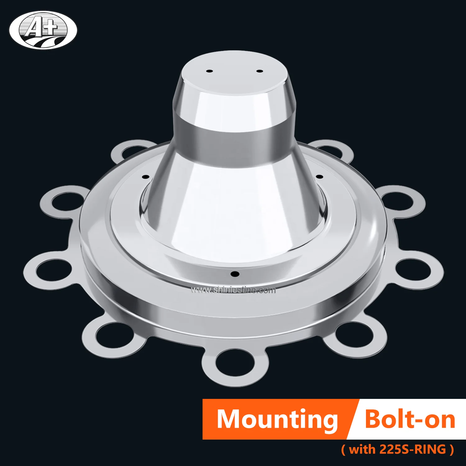 22.5 304 stainless steel  axle cover