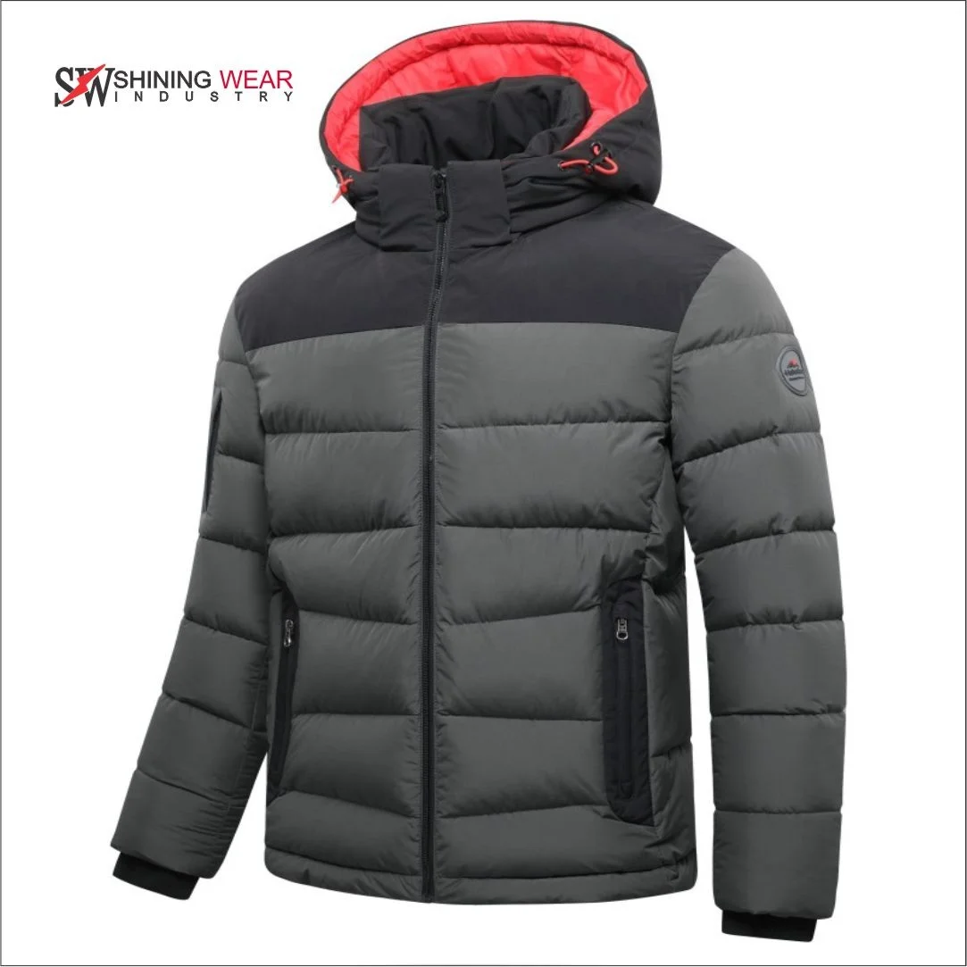 
High Quality Black and Multi Colors Polyester Warm Winter Custom Puffer Jacket 