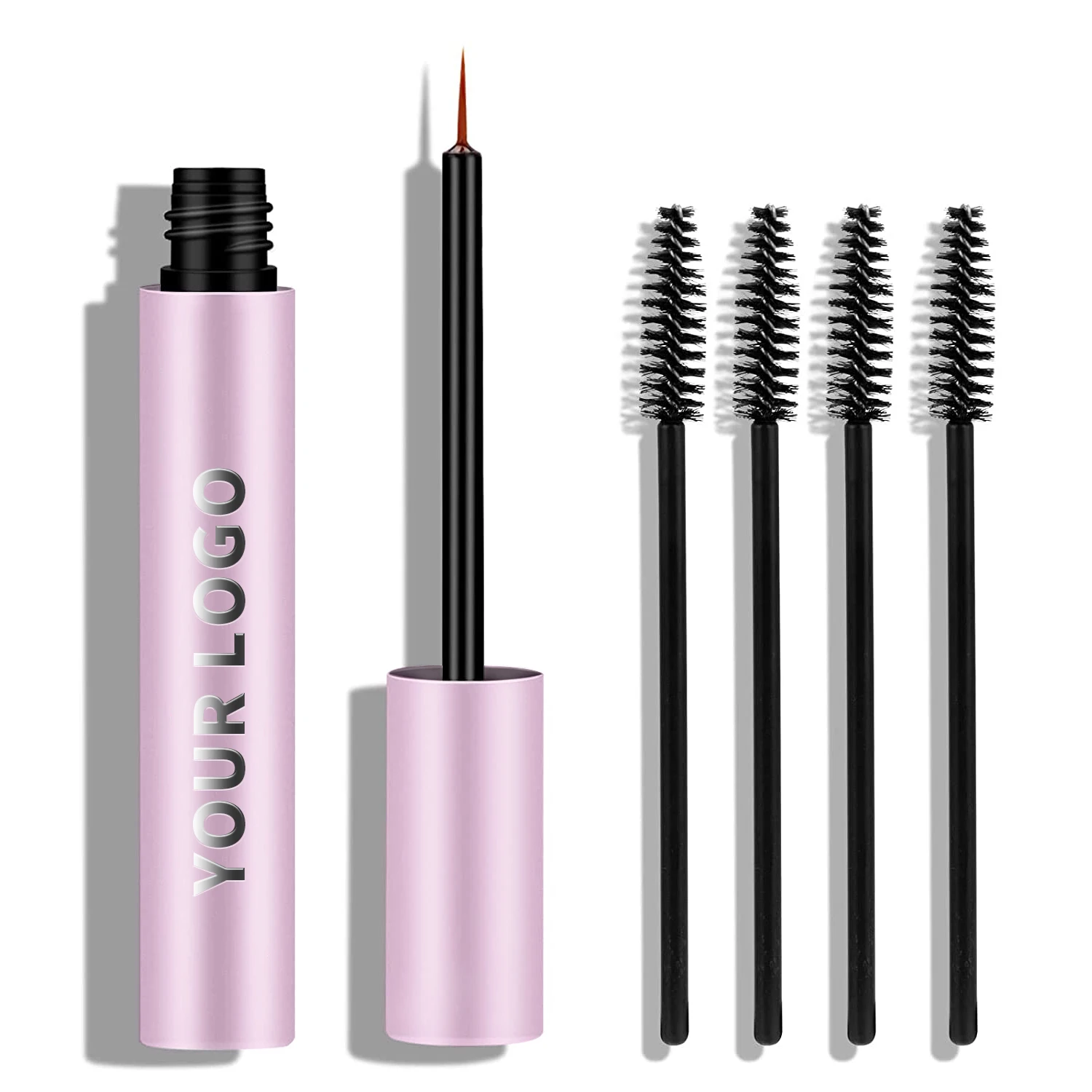 Free Sample Eyelash Growth Serum 100% Nature Extract Hyaluronic Acid OEM Manufactory Private Logo