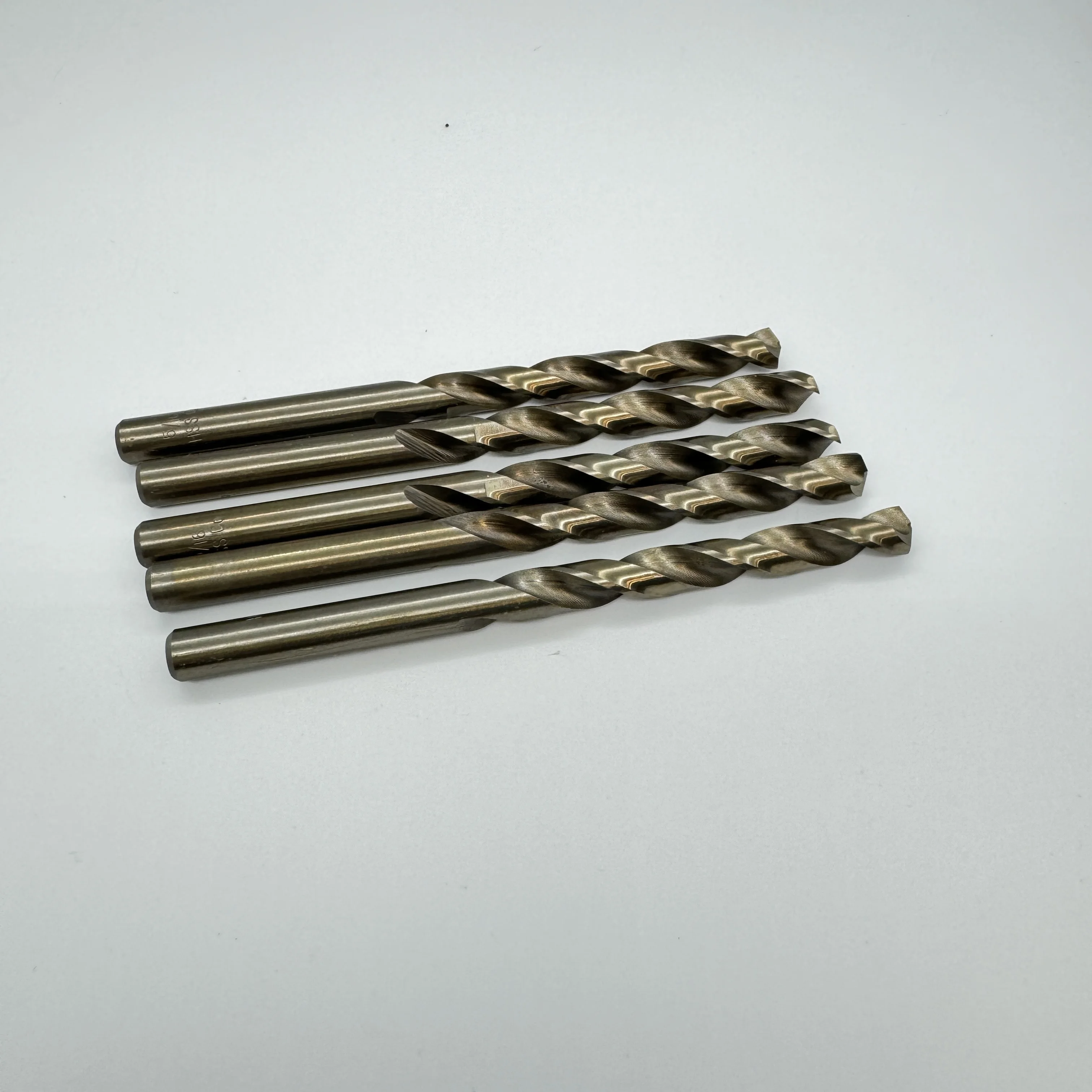 Not Easy To Break Carbide Twist Drill Bits Wholesale Amber Color Full Grinding Twist Drill