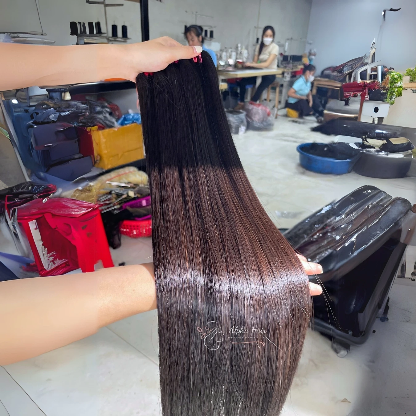 Number One Vietnamese Bone Straight Hair Bundles Top Hot Human Hair Extensions Glueless Full HD Lace Wig Virgin Hair Vendor