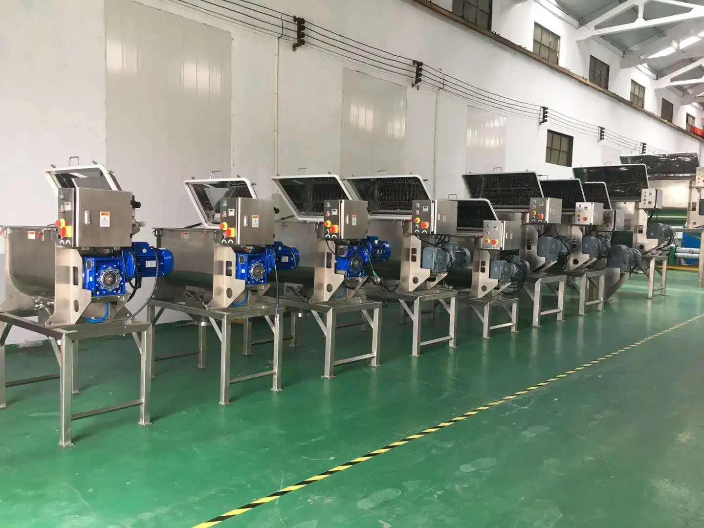 Customized Milk Flour Powder Ribbon Mixer Blender Machine
