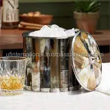  Персонализированный стальной клаксон для шампанского пива вина бочонок Коровья стального ведра льда использования дома сада кухни и стола