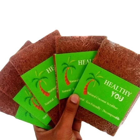 Top Selling Wholesale price ECO FRIENDLY KITCHEN COCONUT SCOURER for dish washing in kitchens