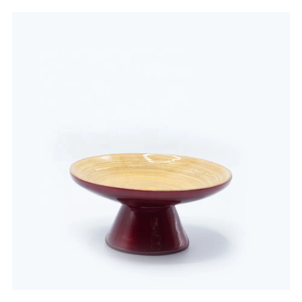 Products Tray Salad Bowls Wholesale Vietnamese Bamboo 2020, Bamboo for Serving, Bamboo Round Shape Food Contact Safe Custom Size