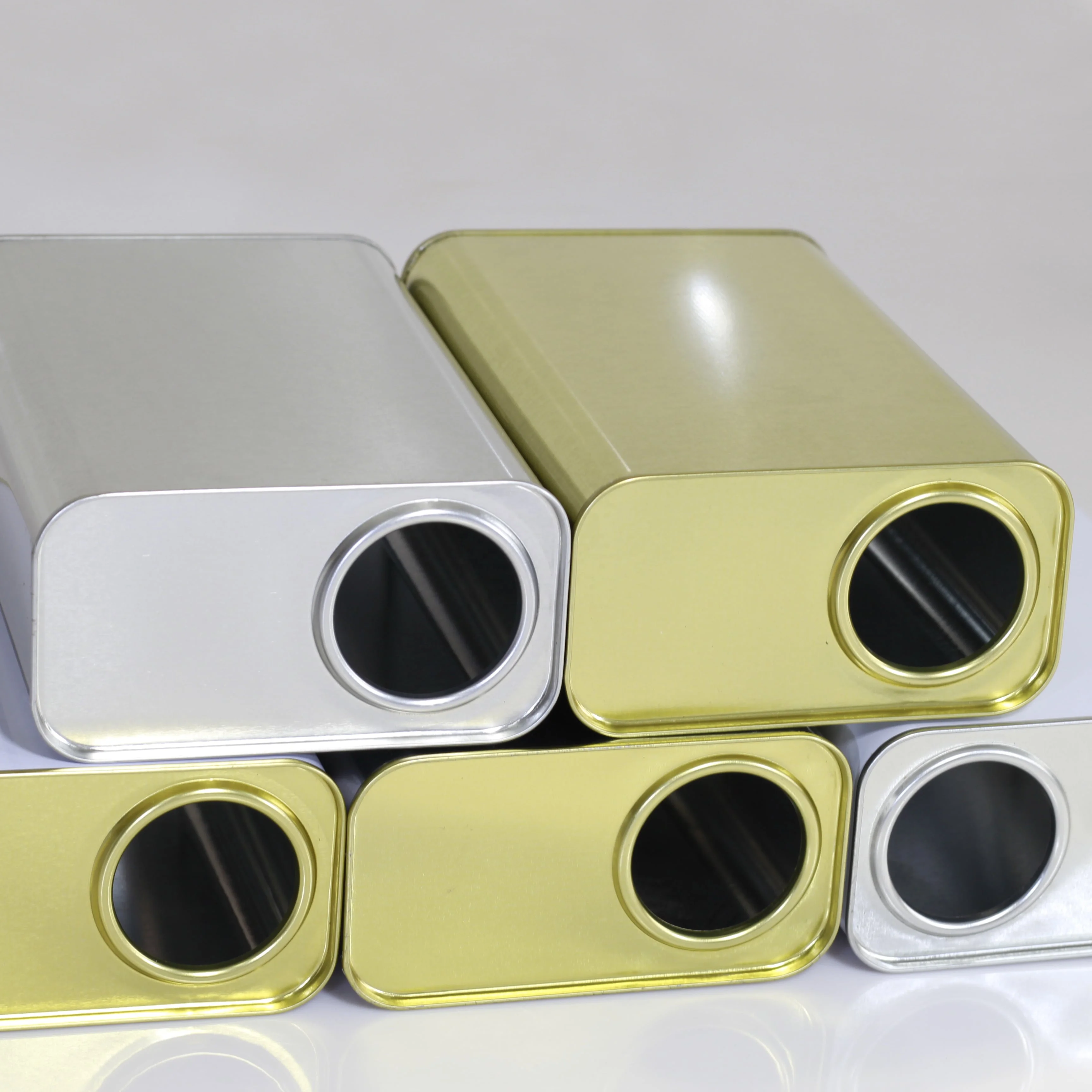 
Custom size Square Tin Can 1 liter for chemical, paint 