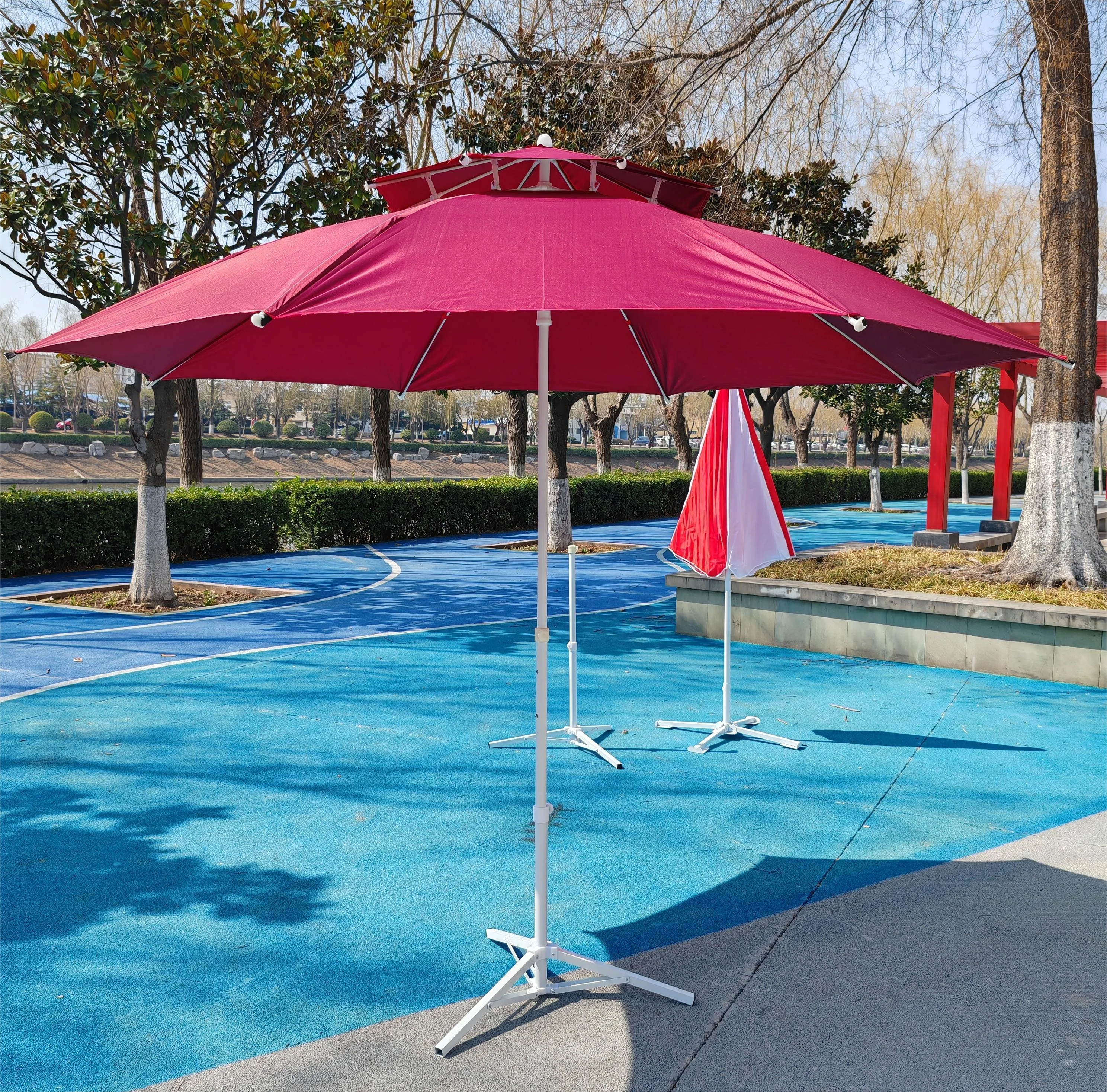 Wholesale Garden Umbrella Outdoor Retractable Easy Up Pool Umbrella Waterproof Shade Umbrella Beach