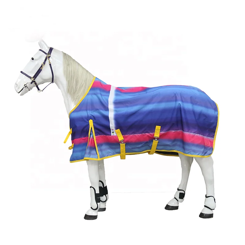 
Amazon Quality Best On Horse 100g 600D Waterproof Equestrian Fixed Full Combo Neck Turnout Rugs 