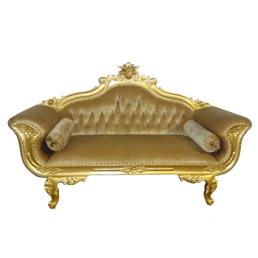 Antique Sofa Bridal Classic Wedding Sofa Hand Carving Sofa for Antique Living Room Furniture