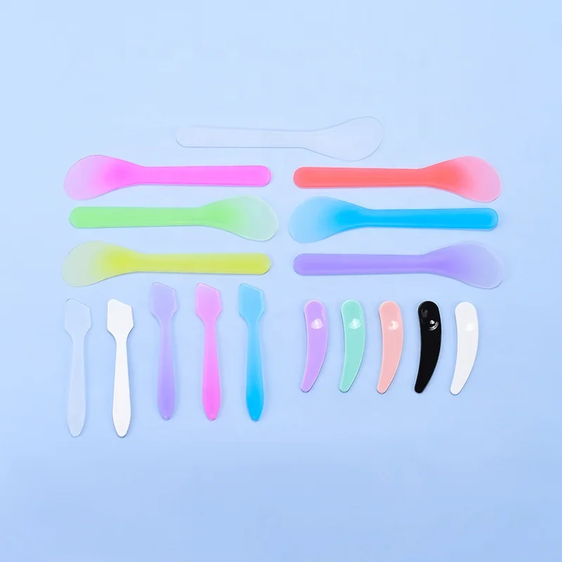 Small Personal Care Cosmetic Spoon Facial Plastic Cosmetic Spoon Spatula Spoon Lips Scrub