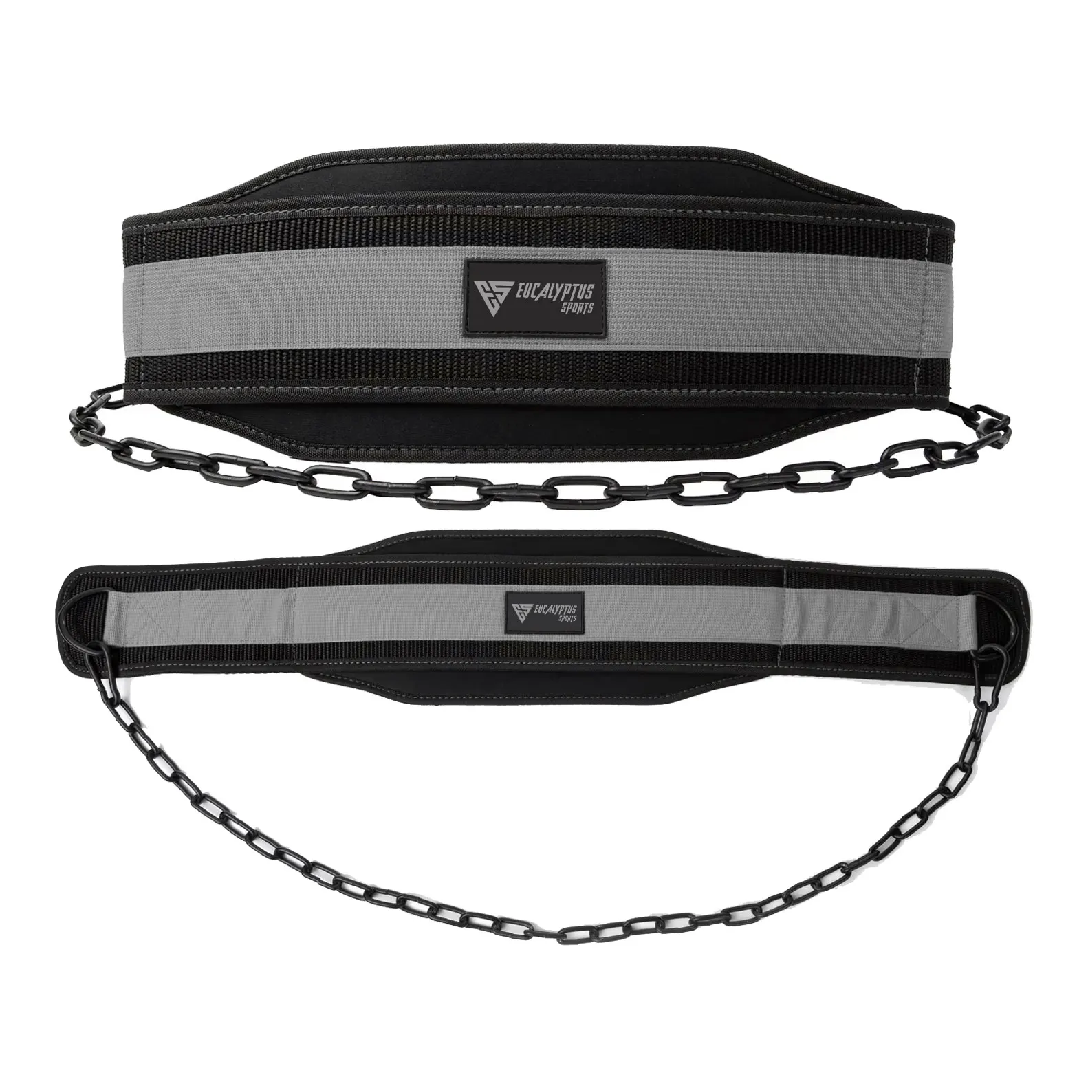 High-Quality Neoprene Dip Belts Matt Black Heavy Duty Steel Chain Weight Training Dip Belt With Custom Private Logo Design