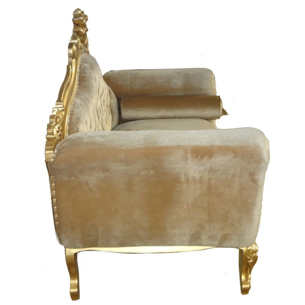 Antique Sofa Bridal Classic Wedding Sofa Hand Carving Sofa for Antique Living Room Furniture