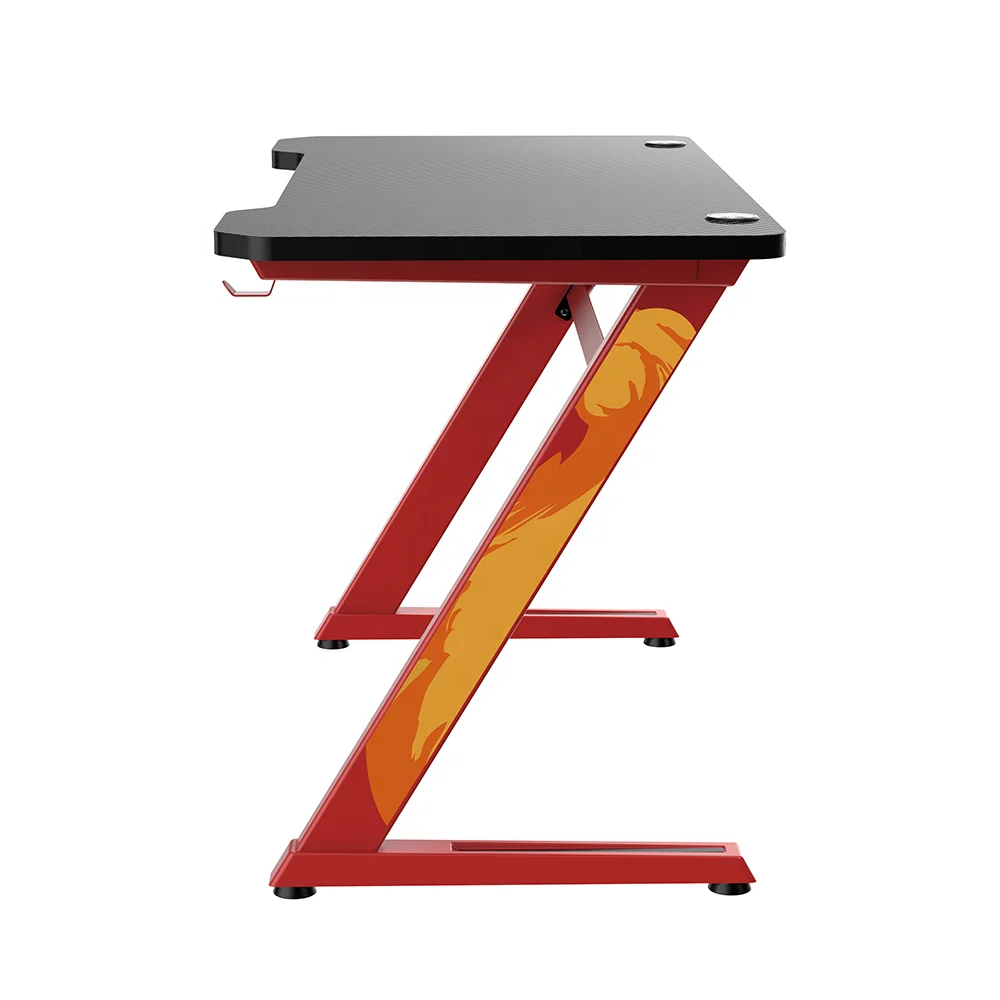 GMD02-2 профессиональный игровой компьютерный стол в форме Z оптовая продажа дешевый современный для ПК