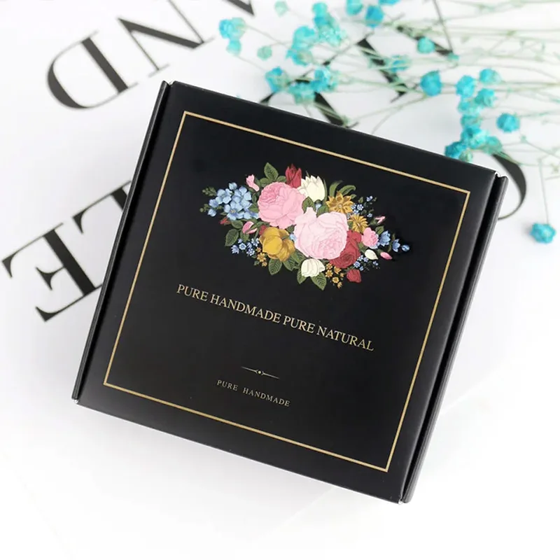 Eco-friendly custom logo mini bar soap packaging gift box paper boxes