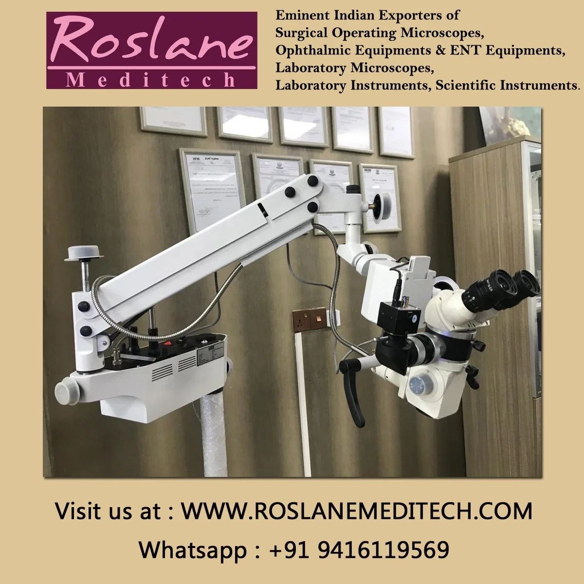 Smoothly Operating Wet Lab Operation Microscope Optical Instruments Medical Surgical Microscope available at Wholesale price