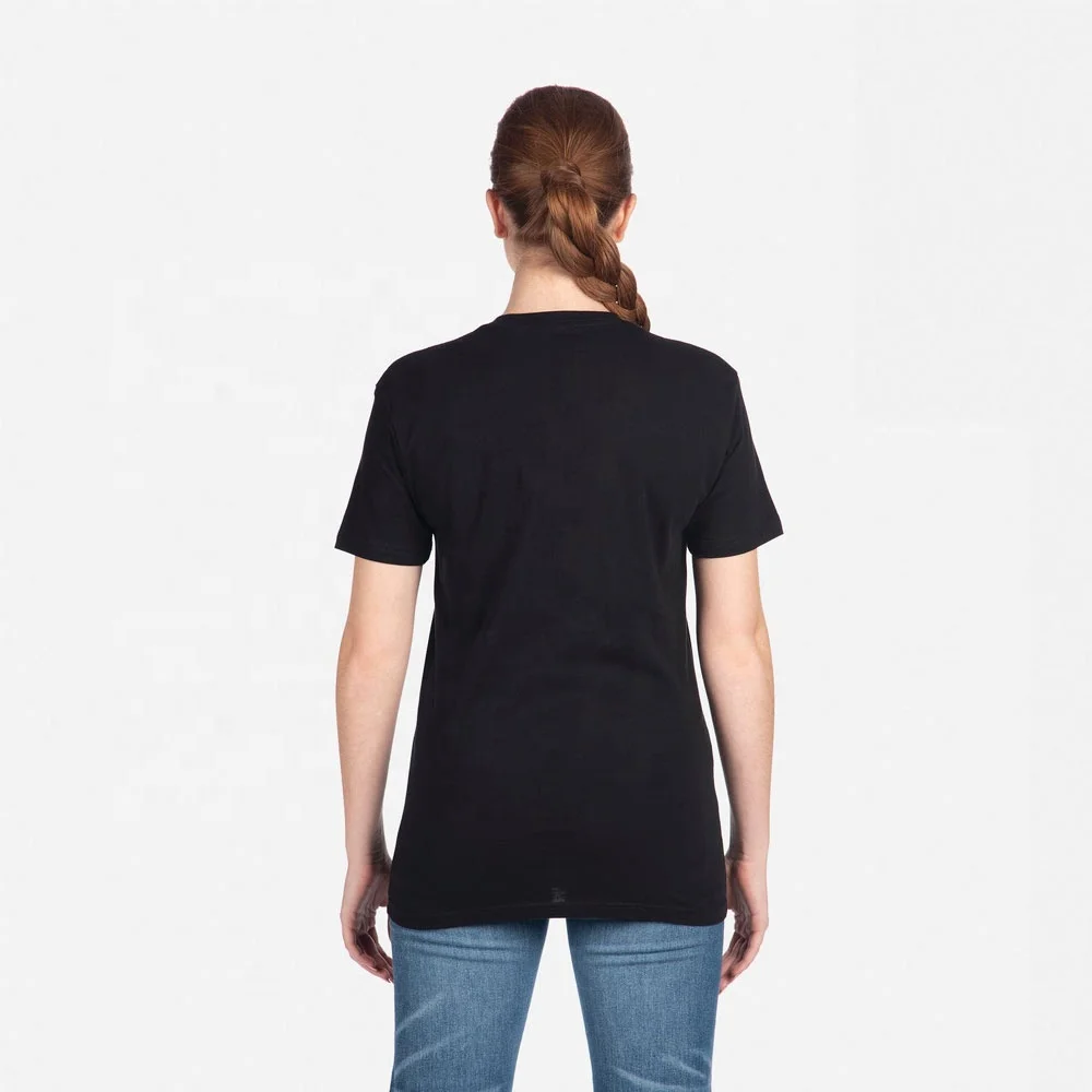 Next Level Apparel Knitted Plain Black Bulk T Shirt with Logo Customize Breathable Next Level 3600 Premium Tee