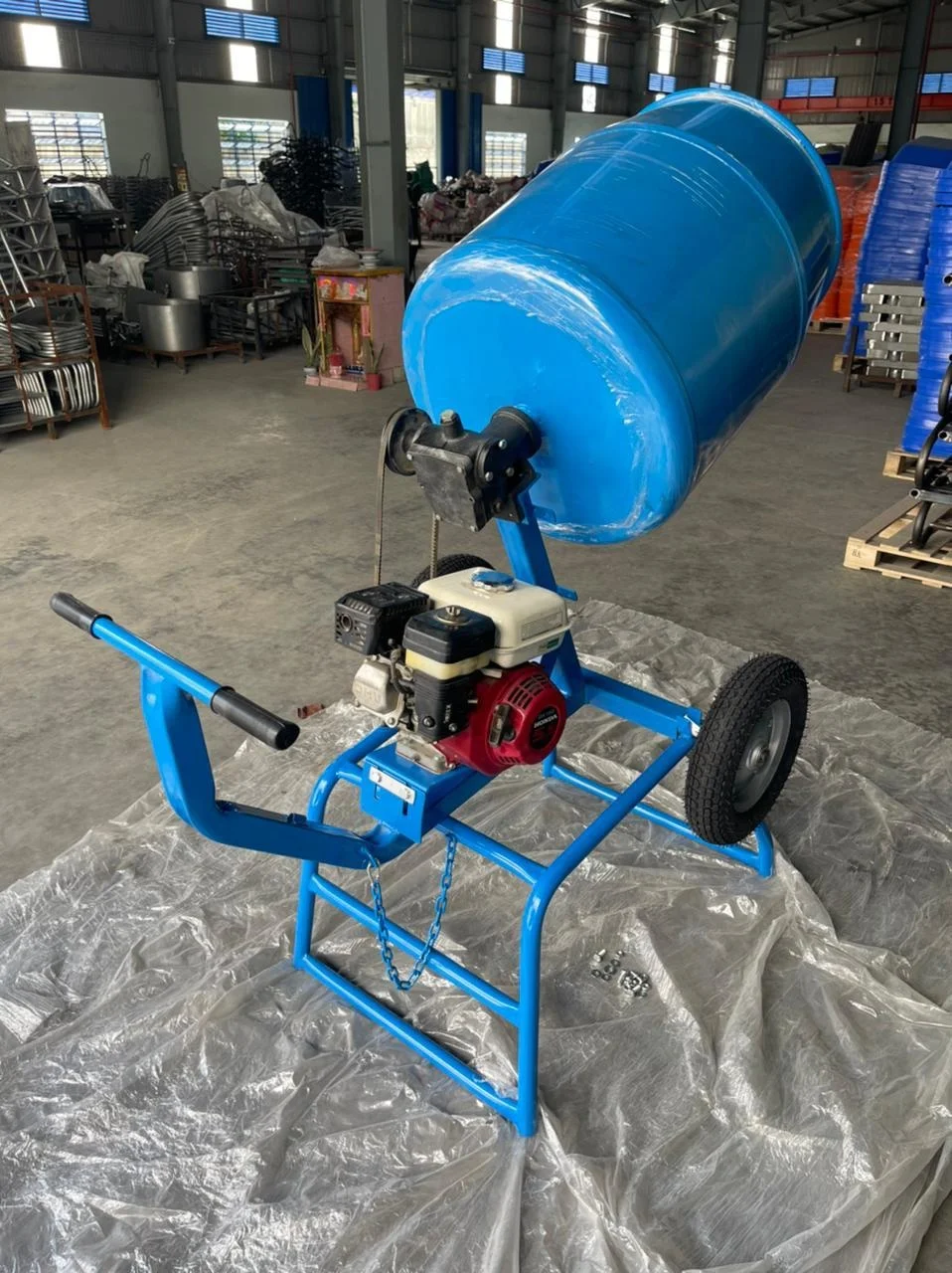 HIGH QUALITY Portable and Light MIni Cement Mixer Gas Powered Cement Mixer Machine Construction Machinery