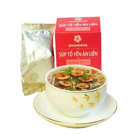 Здоровое питание суп высушенный мгновенный суп замороженное Птичье гнездо легко носить с собой красота здоровье