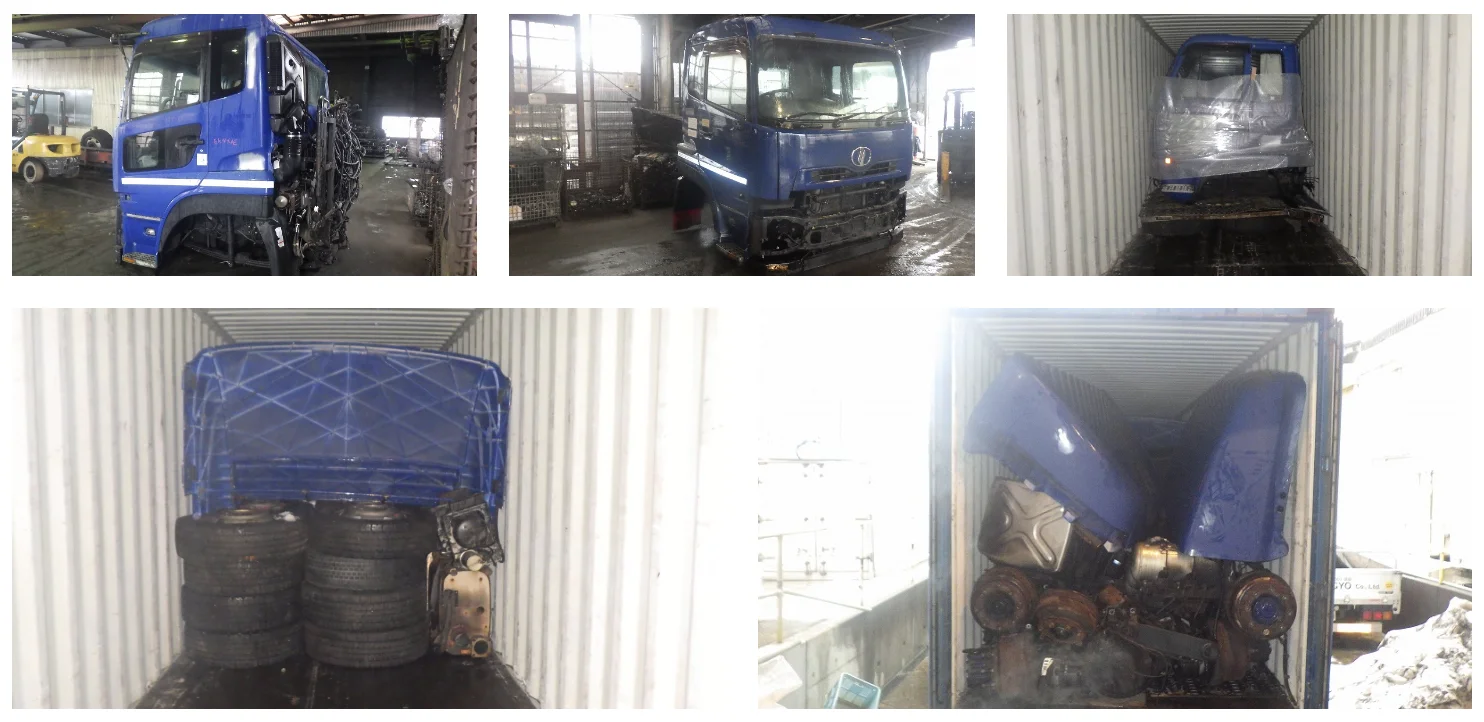 truck cabin cuts Export used truck parts from Japan