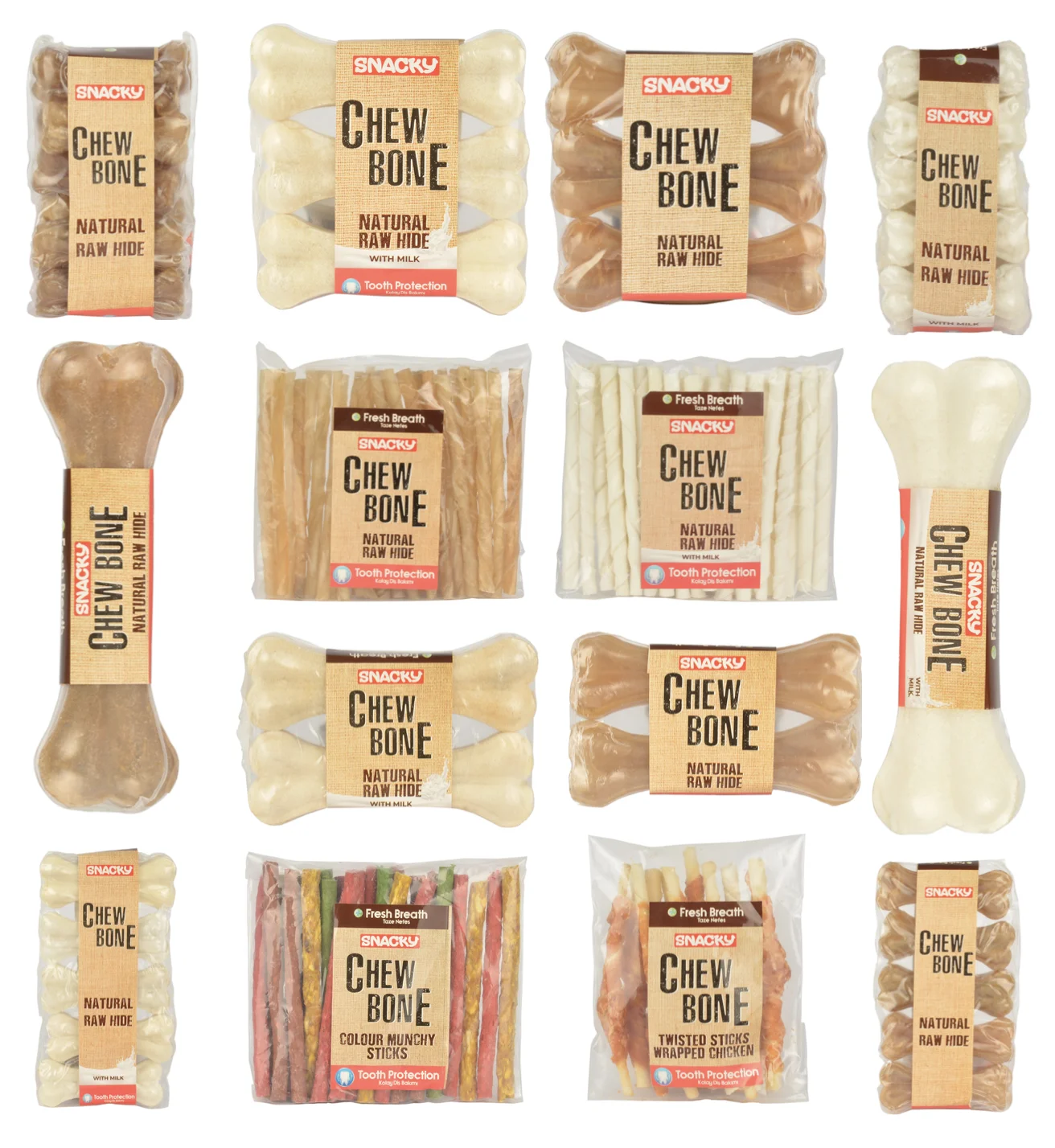 Steel bone DENTAL BONE M03 BEEF H STYLE _BAG 99gr x 3PCS BAG