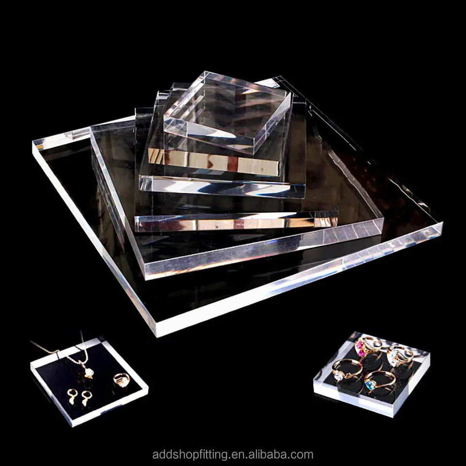 Кристалл дисплей ювелирных изделий акриловый держатель для ожерелья магазина