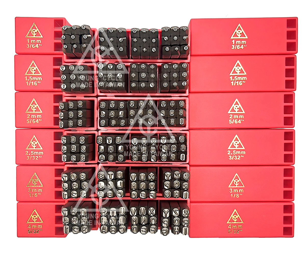 Factory direct sale 27Pcs Steel Metal Stamping Tool password