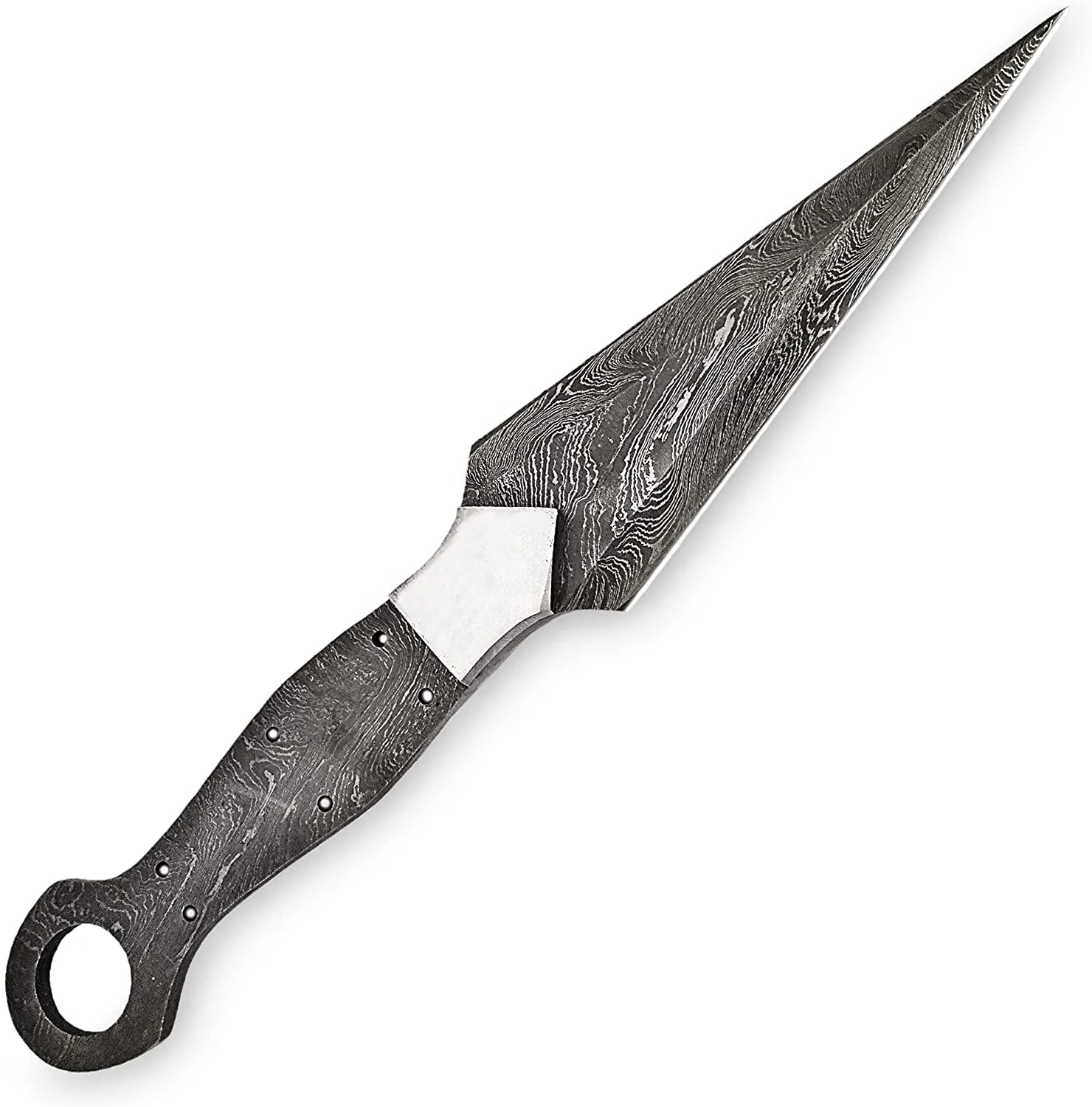  Дамасское лезвие без рисунка кованое вручную 9 00 дюйма для изготовления охотничьих ножей