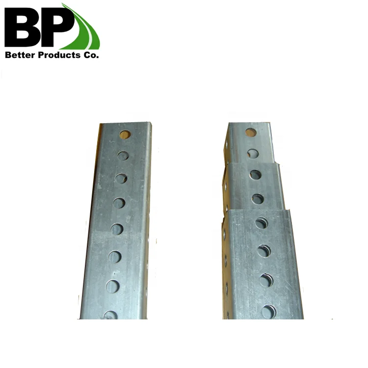 Galvanized Steel Square Mounting Post