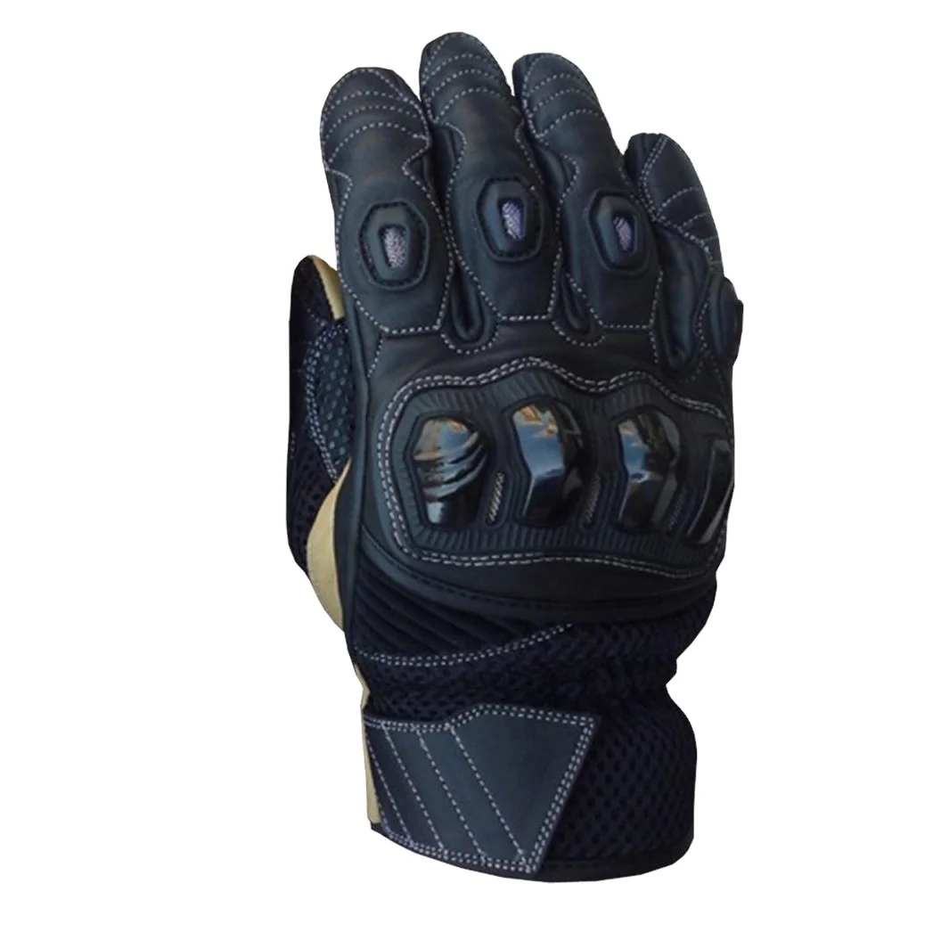 New style cow hide Genuine leather Racing gloves Pakistan Manufacturer and Exporter Germany 2022