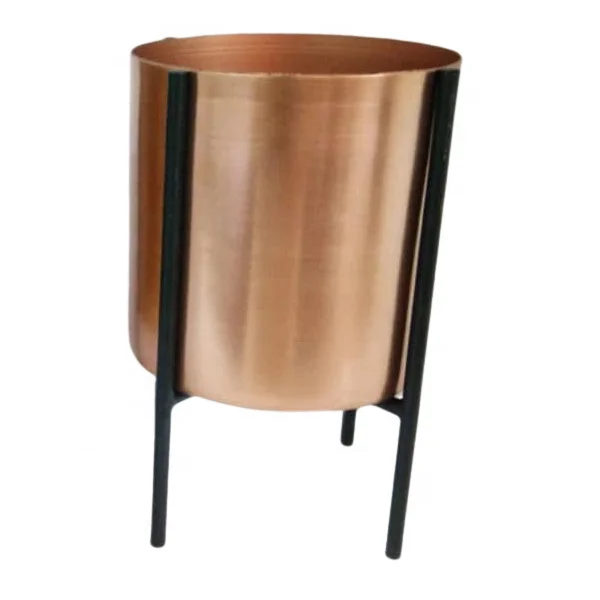 Металлическая подставка для растений, лучшее качество, круглый железный горшок с черной подставкой для садоводства и событий, декоративная металлическая подставка для растений
