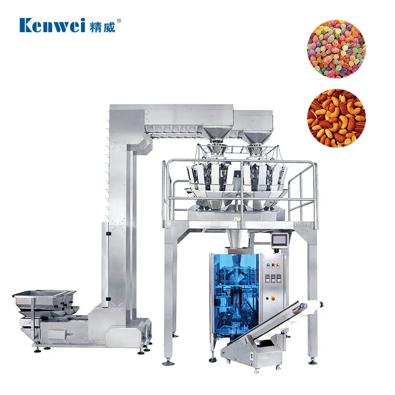 Multi-function One Multihead Weigher Mixing Weighing Packaging System for Weighing Packaging Mixing Products