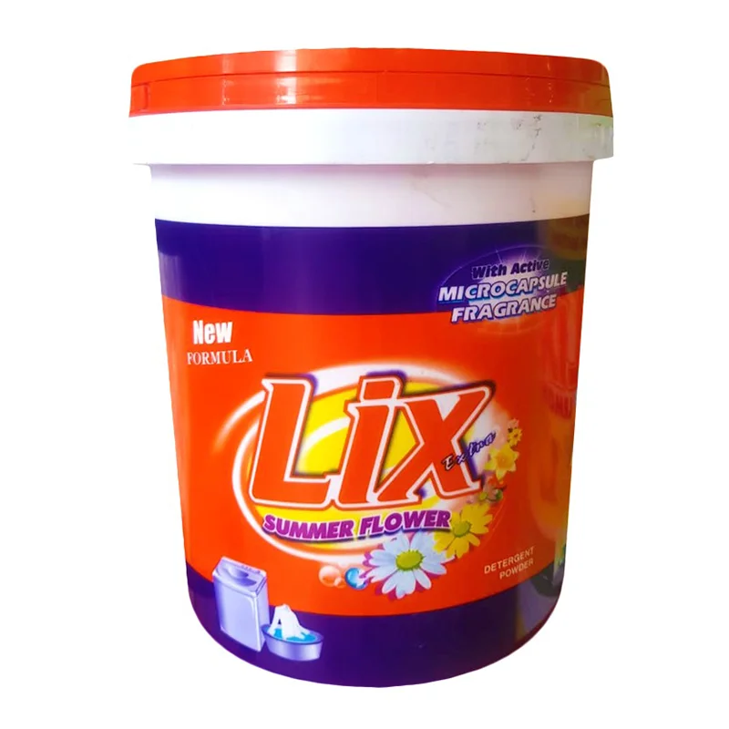 HIGH QUALITY LIX LEMON DETERGENT POWDER 4KG/9KG BUCKET