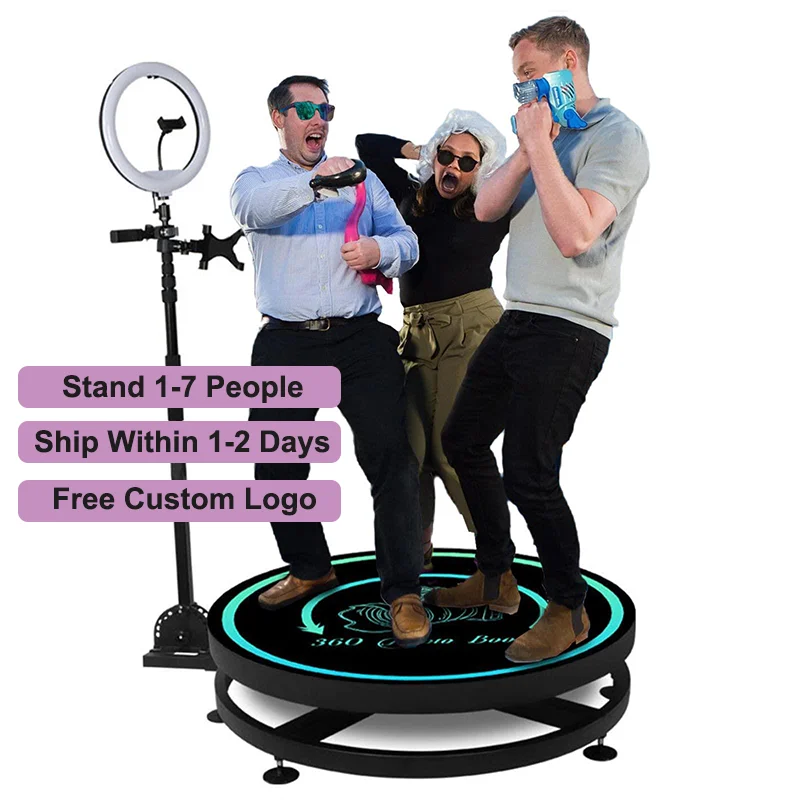 Cheap 360 Camera Video 3d Abyss 360 Spinning Photo Booth Automatic Photobooth 2022 Adjustable Machine