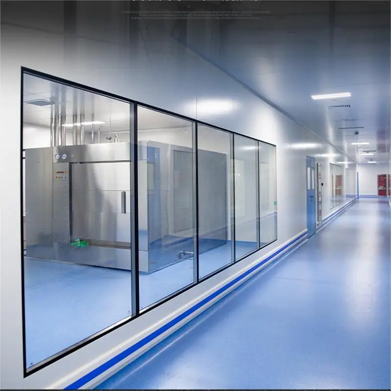 Hospital customization ISO Class 8 Dust-Free Modular Clean Room Prefab Rooms Constructed withHi