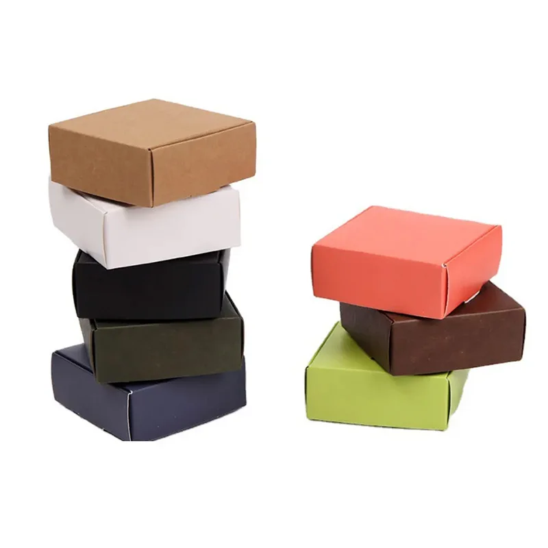 Eco-friendly custom logo mini bar soap packaging gift box paper boxes