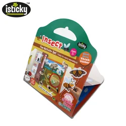isticky TPE sticker, kids learning game sticker,scene game sticker for educational toys